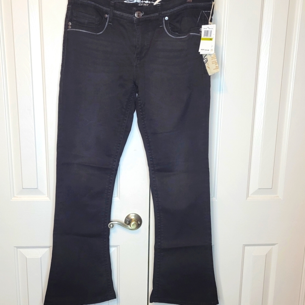 Seven7 black jean, size 14, NWT
